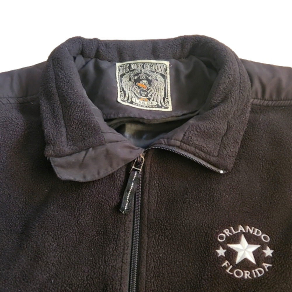 THE Duck Company Black Orlando Florida Vest Jacket - Picture 4 of 7